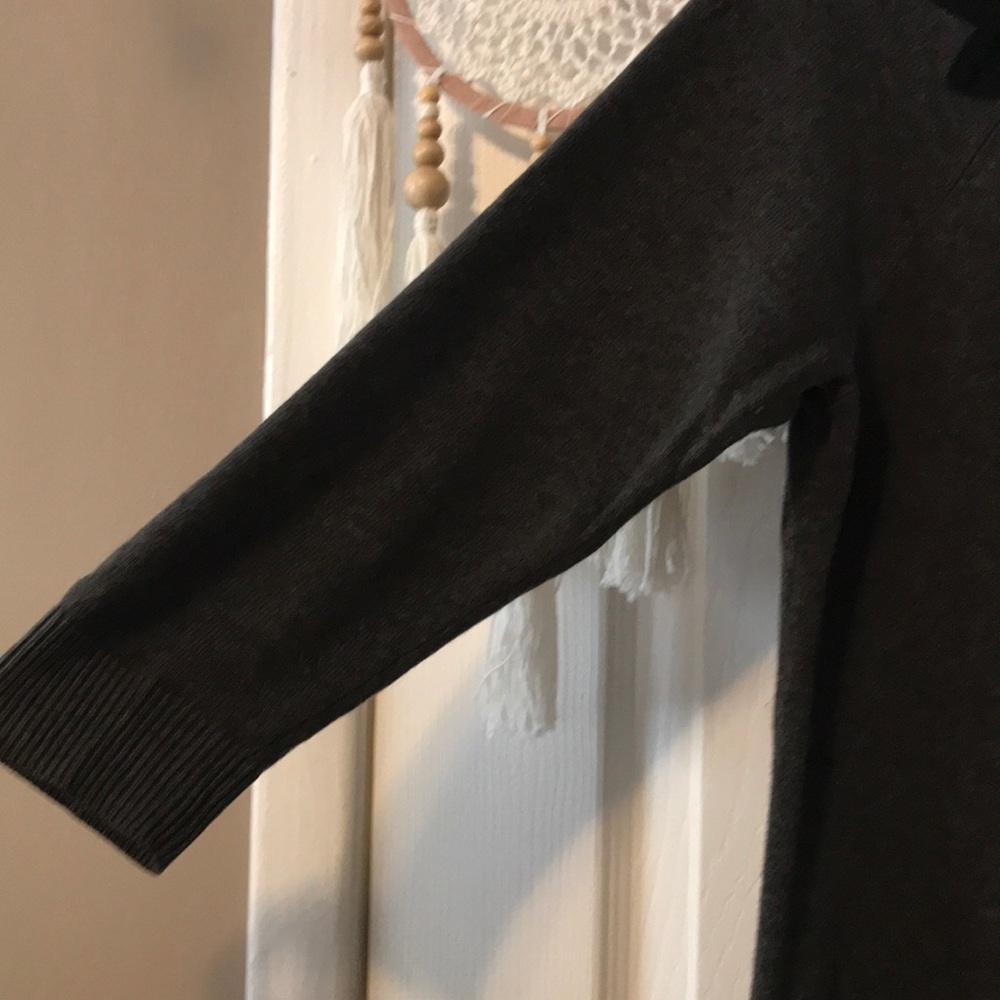 Beyond vintage charcoal lace sweater- SWIPE - Picture 4 of 8